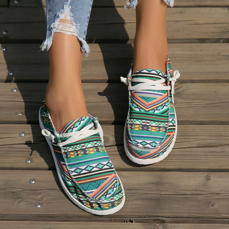 Nove ljetne 2023. Ženske vulkanizirane cipele Platnene natikače Ženske ravne cipele Modne ženske cipele za hodanje Ležerne tenisice