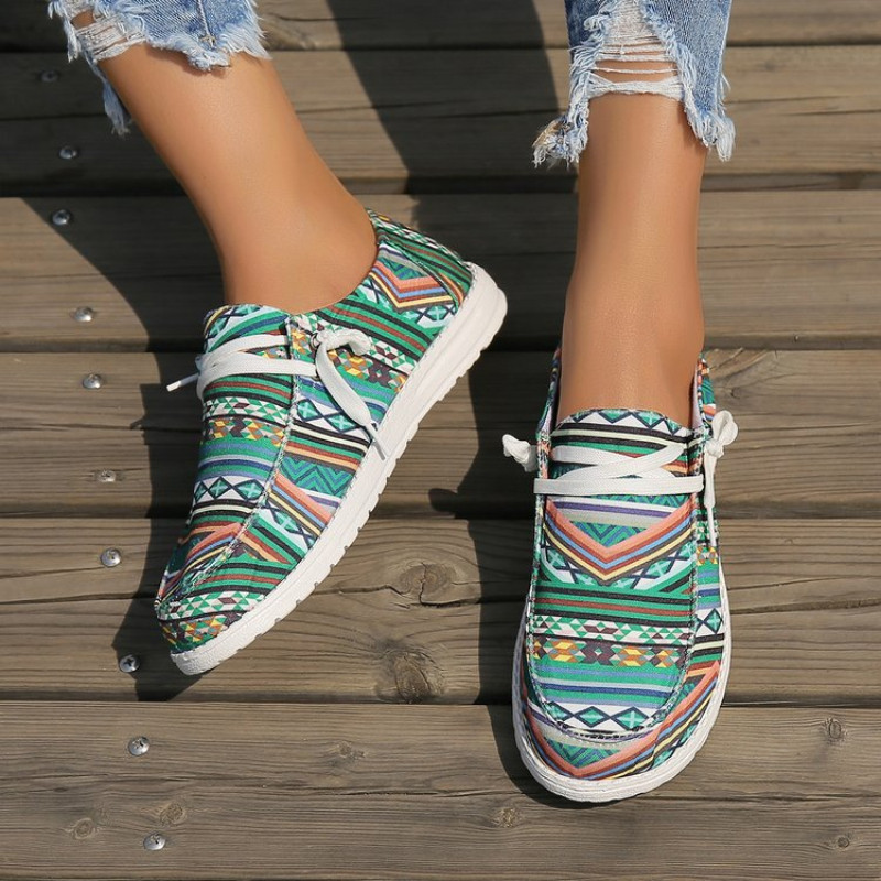 Nove ljetne 2023. Ženske vulkanizirane cipele Platnene natikače Ženske ravne cipele Modne ženske cipele za hodanje Ležerne tenisice