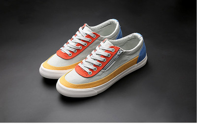 Trend Νέο σχέδιο Καμβάς Παπούτσια Skateboarding Ανδρικά αθλητικά παπούτσια ελεύθερου χρόνου Άνετα υφασμάτινα παπούτσια Ανδρικά μαθητικά αθλητικά παπούτσια