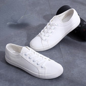 BCEBYL Classic White Canvas Παπούτσια Γυναικεία καλοκαιρινά αθλητικά παπούτσια Casual Flats Γυναικεία λευκά αθλητικά παπούτσια Γυναικεία παπούτσια 2023 Ανδρικά παπούτσια