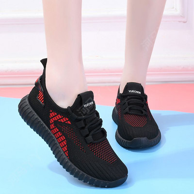 Ljetne ženske cipele Mrežaste prozračne cipele s udubljenom mrežom Ravne neklizajuće turističke cipele za slobodno vrijeme Ins Trendy lagane tenisice