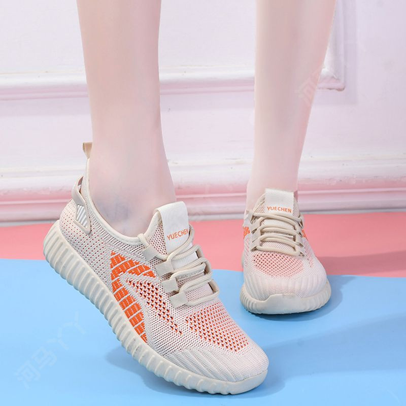Ljetne ženske cipele Mrežaste prozračne cipele s udubljenom mrežom Ravne neklizajuće turističke cipele za slobodno vrijeme Ins Trendy lagane tenisice