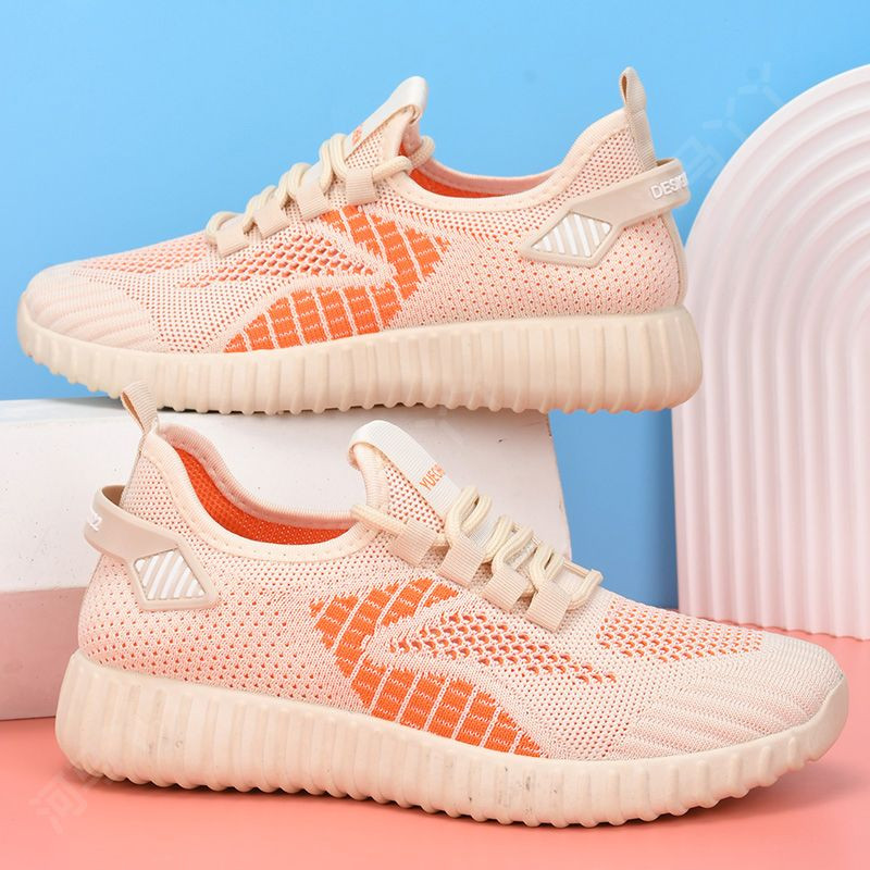 Ljetne ženske cipele Mrežaste prozračne cipele s udubljenom mrežom Ravne neklizajuće turističke cipele za slobodno vrijeme Ins Trendy lagane tenisice