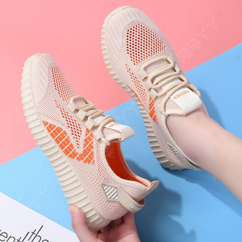 Ljetne ženske cipele Mrežaste prozračne cipele s udubljenom mrežom Ravne neklizajuće turističke cipele za slobodno vrijeme Ins Trendy lagane tenisice