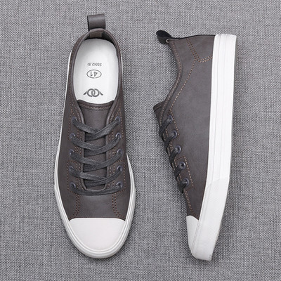 Monstceler Meeste Vulcanize Inglismaa Joker Kingad Korea Mood Meeste Disainer Lamedad Ümmarguse ninaga Kulumiskindel õmblusjalats