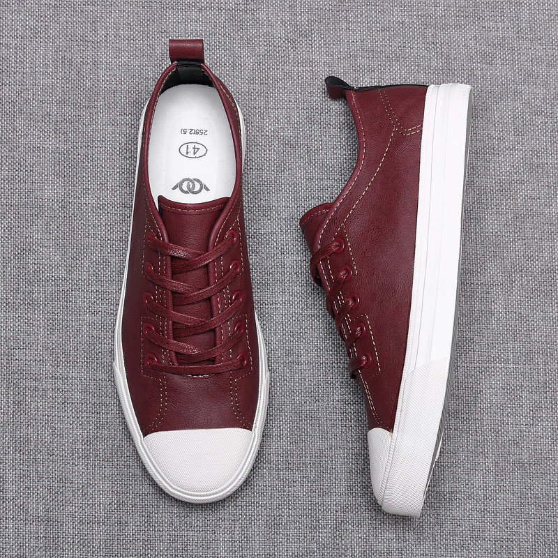 Monstceler Meeste Vulcanize Inglismaa Joker Kingad Korea Mood Meeste Disainer Lamedad Ümmarguse ninaga Kulumiskindel õmblusjalats