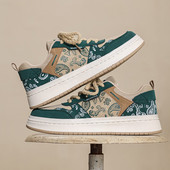 Νέα Μόδα Παπούτσια Skateboard για Άντρες Άνετα Flat Board Ανδρικά αθλητικά παπούτσια με κορδόνια, αντιολισθητικά αθλητικά παπούτσια ανδρικό καλάθι homme