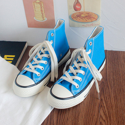 Ženske platnene tenisice s visokim vrhom proljeće 2023. Ženske vulkanizirane ravne tenisice na vezanje Ležerne tenisice Ženske bijele crne