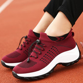 Sprot Casual Παπούτσια Γυναικεία Διχτυωτή Πλατφόρμα Περπάτημα Παπούτσια για χορό για τρέξιμο σε εξωτερικό χώρο Παπούτσια τένις Μέγεθος 35-45