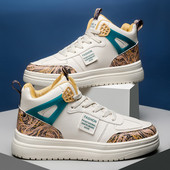 Φθινοπωρινά, χειμερινά λευκά, Unisex, ανδρικά παπούτσια για πατίνια, ψηλά αθλητικά παπούτσια, ελαφριά παπούτσια, μικρού μεγέθους, παιδικά αθλητικά παπούτσια, γυμναστήρια Zapatillas Hombre