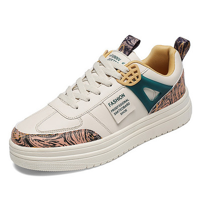 Φθινοπωρινά, χειμερινά λευκά, Unisex, ανδρικά παπούτσια για πατίνια, ψηλά αθλητικά παπούτσια, ελαφριά παπούτσια, μικρού μεγέθους, παιδικά αθλητικά παπούτσια, γυμναστήρια Zapatillas Hombre