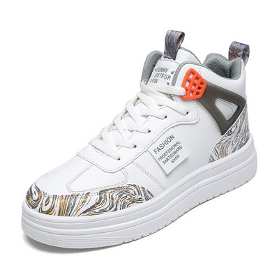 Φθινοπωρινά, χειμερινά λευκά, Unisex, ανδρικά παπούτσια για πατίνια, ψηλά αθλητικά παπούτσια, ελαφριά παπούτσια, μικρού μεγέθους, παιδικά αθλητικά παπούτσια, γυμναστήρια Zapatillas Hombre