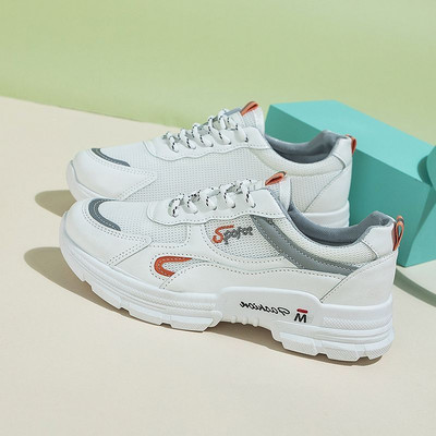 Γυναικεία παπούτσια για τρέξιμο Μόδα Καλοκαιρινά πάνινα παπούτσια Διχτυωτό αναπνεύσιμο αθλητικό τένις Γυναικεία παπούτσια Αύξηση ύψους Casual Sneaker