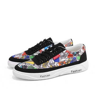 Ανδρικά παπούτσια για σκέιτμπορντ Canvas Sport 2018 Cool ελαφριά αθλητικά παπούτσια εξωτερικού χώρου Αθλητικά παπούτσια Ανδρικά παπούτσια υψηλής ποιότητας που αναπνέουν