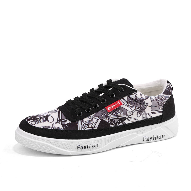 Ανδρικά παπούτσια για σκέιτμπορντ Canvas Sport 2018 Cool ελαφριά αθλητικά παπούτσια εξωτερικού χώρου Αθλητικά παπούτσια Ανδρικά παπούτσια υψηλής ποιότητας που αναπνέουν