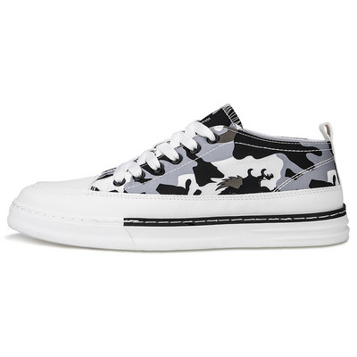 Ανδρικά παπούτσια για σκέιτμπορντ Καμβάς αθλητικό καμουφλάζ Δροσερά ελαφριά αθλητικά παπούτσια για εξωτερικούς χώρους Αθλητικά παπούτσια Αντρική επίπεδη πλατφόρμα που αναπνέει