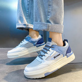 Ανδρικά παπούτσια Skateboarding Δερμάτινα πάνινα παπούτσια με χοντρή σόλα Ανδρικά αθλητικά παπούτσια Zapatillas Hobre Flat 2023 Άνοιξη φθινόπωρο Run Man παπούτσια