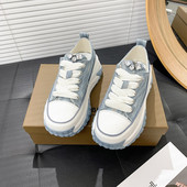 Ženske cipele 2023. Visokokvalitetne platnene tenisice s visokim potpeticama s ravnim dnom Jesenske cipele na vezivanje u različitim bojama Ženske vulkanizirane cipele