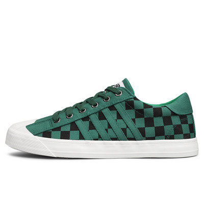 Ανοιξιάτικο Καλοκαίρι Ρετρό Χακί Ανδρικά Βουλκανιζέ Παπούτσια Ελαφρύ, επίπεδη πάνινα πάνινα ανδρικά Skateboard Αθλητικά παπούτσια χαμηλού κοψίματος για άνδρες