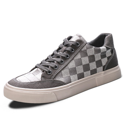 Ανοιξιάτικο Καλοκαίρι Ρετρό Χακί Ανδρικά Βουλκανιζέ Παπούτσια Ελαφρύ, επίπεδη πάνινα πάνινα ανδρικά Skateboard Αθλητικά παπούτσια χαμηλού κοψίματος για άνδρες