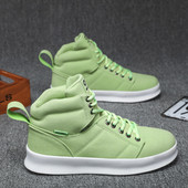 Επώνυμα Ανδρικά ψηλά παπούτσια Skateboard Γυναικεία πολύχρωμα δερμάτινα πάνινα παπούτσια Άνετα αθλητικά παπούτσια τένις Casual βουλκανιζέ παπούτσια