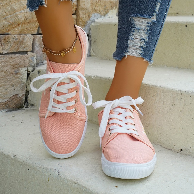 Mikrokiust madala kontsaga naistejalatsid 2023. aasta kvaliteetsed nööriga täistikandid kevad/sügis lõuendist naiste kingad Zapatos De Mujer