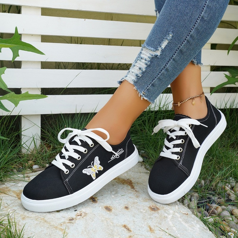 Mikrokiust madala kontsaga naistejalatsid 2023. aasta kvaliteetsed nööriga täistikandid kevad/sügis lõuendist naiste kingad Zapatos De Mujer