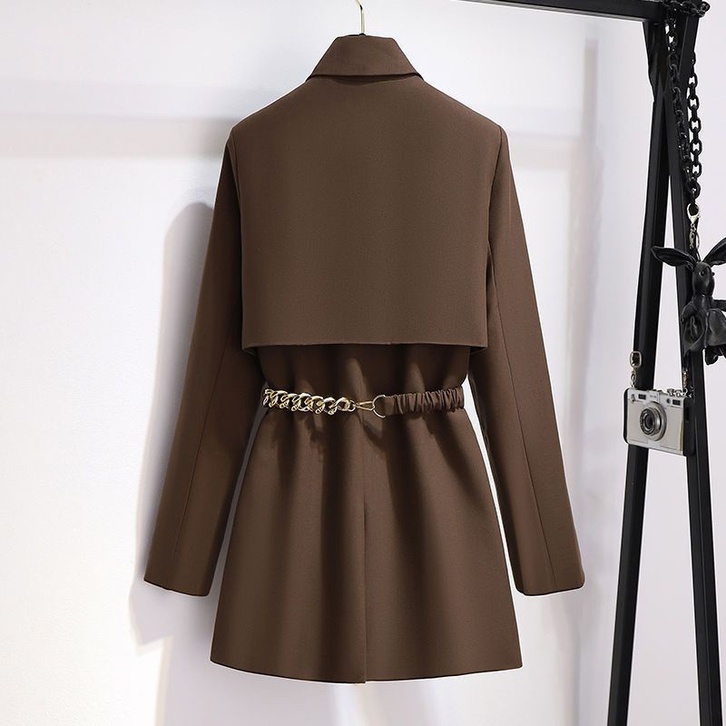 Naiste bleiserjakk, kevad-sügis 2023, uus Korea mood, pikkade varrukatega, vaba aja ülikond, naiste ülerõivad, naiste topid