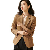 Moterų pavasario rudens švarkas, 2023 m. Nauja mada, ilgomis rankovėmis, verslo darbas, biuro laisvalaikio kostiumai, švarkas, paltai, viršutiniai drabužiai, moteriški viršutiniai drabužiai