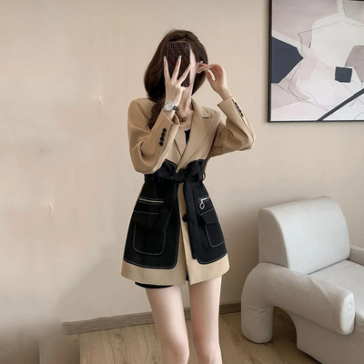 Κορεάτικο φθινοπωρινό σακάκι σακάκι γυναικείο 2023 Νέο μακρυμάνικο ιδιοσυγκρασία High-end Slim Casual Fashion Μικρό Εξωτερικό κοστούμι