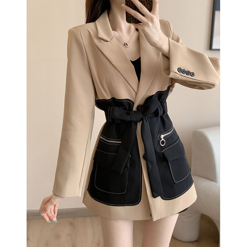 Κορεάτικο φθινοπωρινό σακάκι σακάκι γυναικείο 2023 Νέο μακρυμάνικο ιδιοσυγκρασία High-end Slim Casual Fashion Μικρό Εξωτερικό κοστούμι