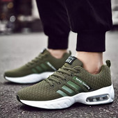 Φθινοπωρινά και ανοιξιάτικα Ανδρικά παπούτσια Flying Woven Αναπνεύσιμα Διχτυωτά Παπούτσια για τρέξιμο Αθλητικά Παπούτσια Αερό Μαξιλάρι Παπούτσια για τρέξιμο μεγάλο μέγεθος