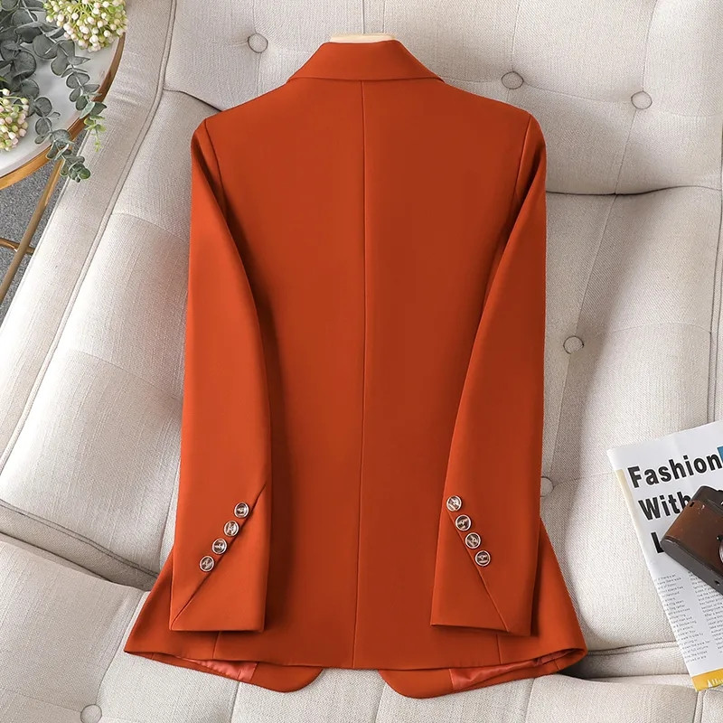 Γυναικείο μπλέιζερ 2023 Μόδα Φθινόπωρο Νέο Κορεάτικο επαγγελματικό παλτό εργασίας με μονό κουμπί Γυναικείο κοστούμι Casual Γυναικείο πανωφόρι Γυναικείο Μπλέιζερ