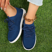 Γυναικεία παπούτσια 2023 Hot Sale Lace Up Γυναικεία βουλκανισμένα παπούτσια που αναπνέουν ελαφριά αθλητικά παπούτσια Γυναικεία casual παπούτσια με στρογγυλή μύτη