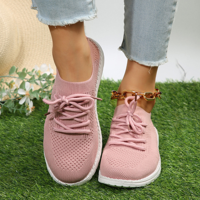 Ženske cipele 2023 Hot Sale Up Ženske vulkanizirane cipele Prozračne lagane sportske cipele Ženske ležerne cipele s okruglim prstima