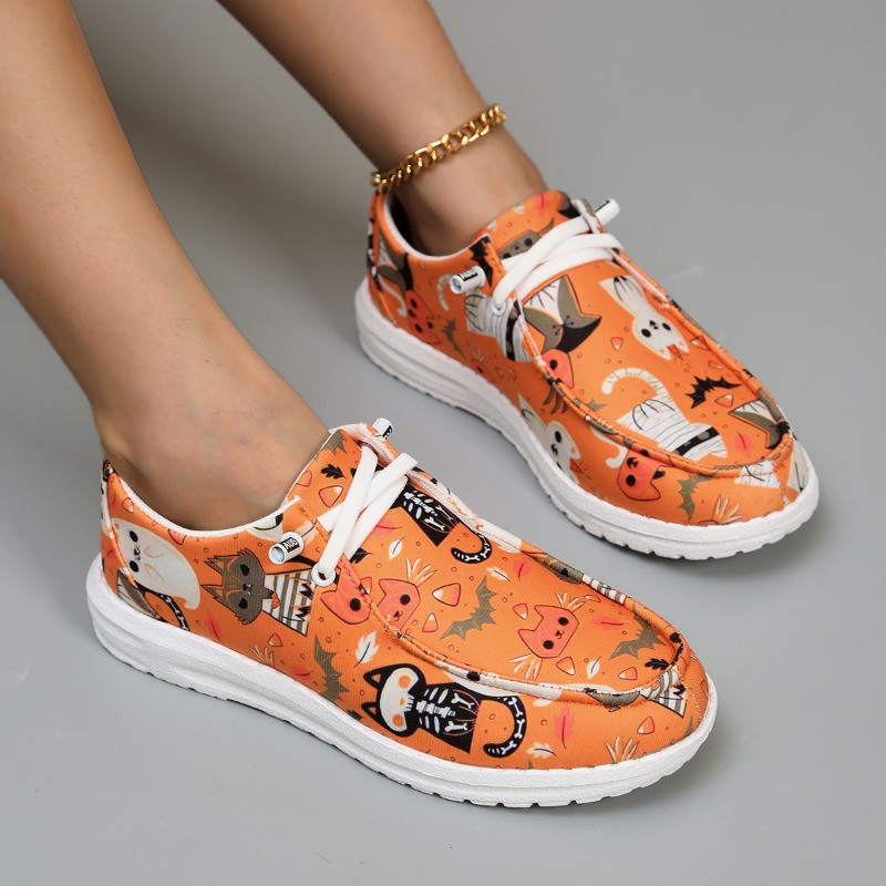 PU Flat Bottom 2023 Νέα γυναικεία παπούτσια με κορδόνια Άνοιξη/Φθινόπωρο μεικτά χρώματα Γυναικεία αθλητικά παπούτσια Zapatillas Deportivas Para Mujeres