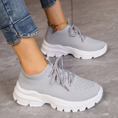 Kingad naistele 2023 Uued kvaliteetsed nööriga vulkaniseeritud kingad Mood vabaaja spordialad Naiste kingad ümmarguse varbaga ühekordsed kingad