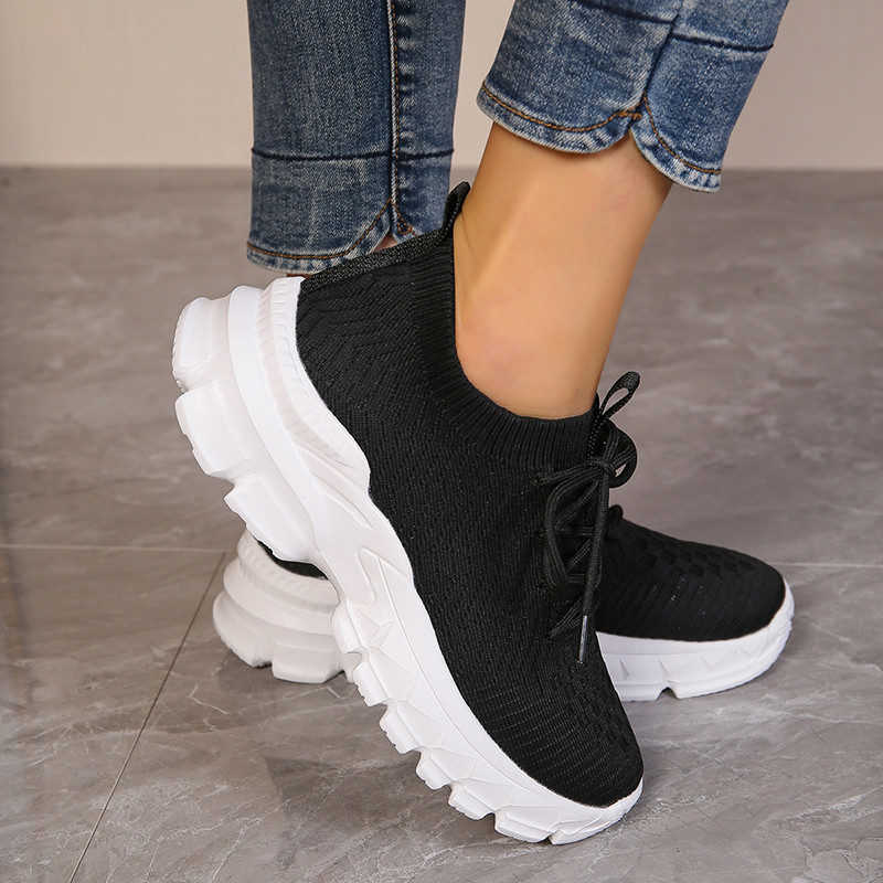 Kingad naistele 2023 Uued kvaliteetsed nööriga vulkaniseeritud kingad Mood vabaaja spordialad Naiste kingad ümmarguse varbaga ühekordsed kingad