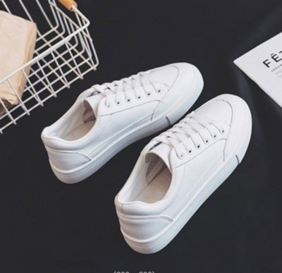 Wnfsy Fashion Γυναικεία Flat Sneakers Άνοιξη Φθινόπωρο Λευκά Casual Παπούτσια Αναπνεύσιμα λουλούδια με κορδόνια Λευκά παπούτσια τένις Zapatos De Mujer