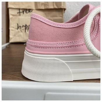 Feerldi Chic Mango Toe Wide Feet Sneakers Women Ulzzang Canvas Sport Shoes Designer Harajuku Shoes Brand Plimsolls Platform