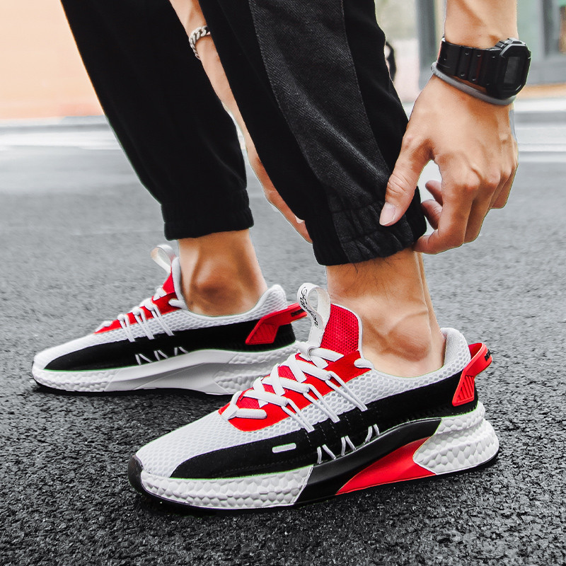 RUMDAX Sneakers Ins Παπούτσια Flying Woven Παπούτσια Casual ελαφριά αθλητικά παπούτσια για τρέξιμο Διχτυωτό παπούτσια που αναπνέουν Μόδα Ανδρικά παπούτσια