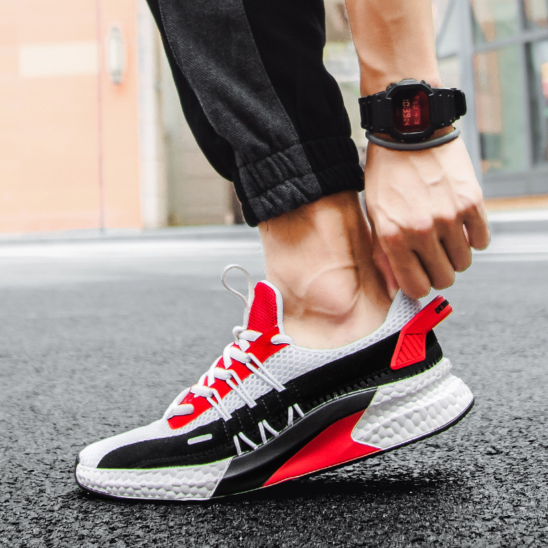 RUMDAX Sneakers Ins Παπούτσια Flying Woven Παπούτσια Casual ελαφριά αθλητικά παπούτσια για τρέξιμο Διχτυωτό παπούτσια που αναπνέουν Μόδα Ανδρικά παπούτσια