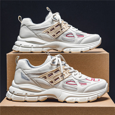 Παπούτσια για άντρες Επώνυμα χοντρά λευκά πολυτελή αθλητικά παπούτσια Casual παπούτσια για τρέξιμο Αναπνεύσιμα αντιολισθητικά αθλητικά υποδήματα γυμναστικής τένις