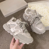 2023 Νέα Γυναικεία Παπούτσια Αθλητικά Παπούτσια Casual Άνετα Παπούτσια Μονόχρωμα Αναπνεύσιμα με κορδόνια Βουλκανισμένα Γυναικεία παπούτσια για τρέξιμο εξωτερικού χώρου