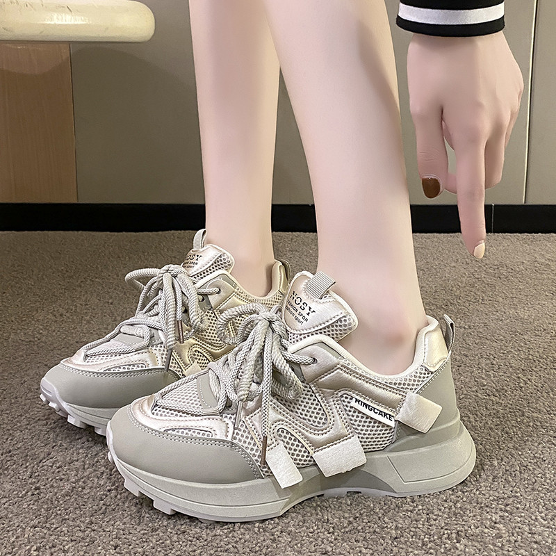 2023 Νέα Γυναικεία Παπούτσια Αθλητικά Παπούτσια Casual Άνετα Παπούτσια Μονόχρωμα Αναπνεύσιμα με κορδόνια Βουλκανισμένα Γυναικεία παπούτσια για τρέξιμο εξωτερικού χώρου