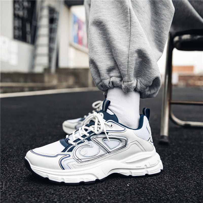 Επώνυμα ανδρικά παπούτσια Χονδρά αθλητικά παπούτσια Casual Παπούτσια για τρέξιμο Ύψος Αυξάνοντας Παπούτσια Μπαμπά Χοντρή σόλα Ανδρικά αθλητικά υποδήματα