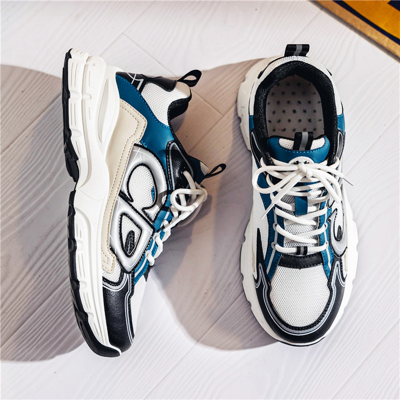 Επώνυμα ανδρικά παπούτσια Χονδρά αθλητικά παπούτσια Casual Παπούτσια για τρέξιμο Ύψος Αυξάνοντας Παπούτσια Μπαμπά Χοντρή σόλα Ανδρικά αθλητικά υποδήματα
