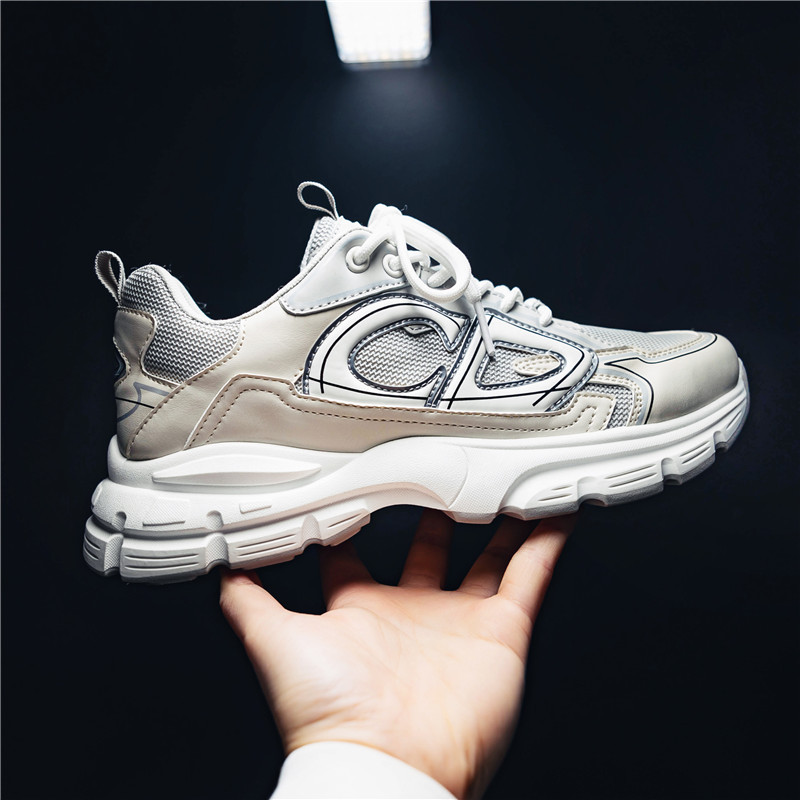 Επώνυμα ανδρικά παπούτσια Χονδρά αθλητικά παπούτσια Casual Παπούτσια για τρέξιμο Ύψος Αυξάνοντας Παπούτσια Μπαμπά Χοντρή σόλα Ανδρικά αθλητικά υποδήματα