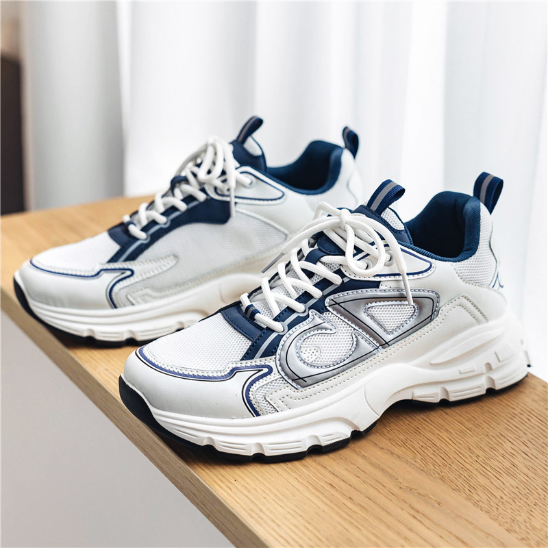 Επώνυμα ανδρικά παπούτσια Χονδρά αθλητικά παπούτσια Casual Παπούτσια για τρέξιμο Ύψος Αυξάνοντας Παπούτσια Μπαμπά Χοντρή σόλα Ανδρικά αθλητικά υποδήματα