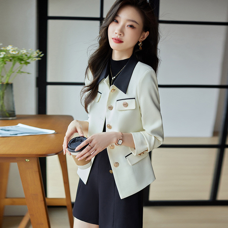 Ανοιξιάτικο φθινόπωρο Slim Business Blazers Γυναικείο παλτό 2023 Νέα ολοκαίνουργια casual blazer τζάκετ Γυναικεία Κορέα Γυναικεία μπλούζα γραφείου εργασίας